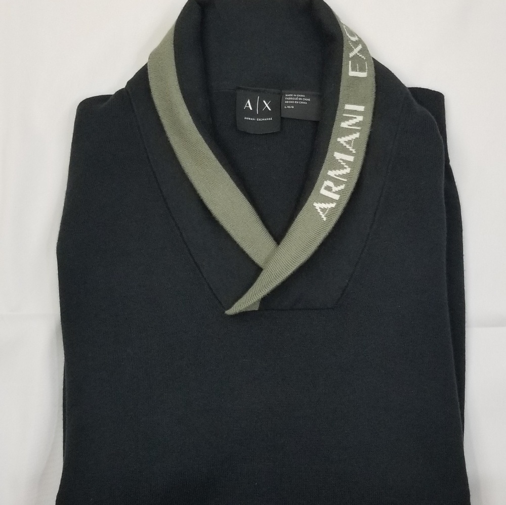 Armani Exchange Shawl Sweater